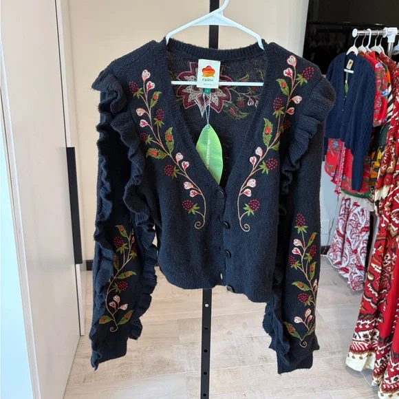 Farm Rio: Black Berry Embroidery Knit
Cardigan - Picture 12 of 12